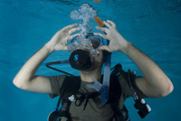 Mask-clearing is a key skill Learn-to-Scuba-Dive