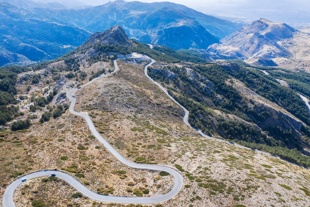 sierra-nevada-aerial-road-spain