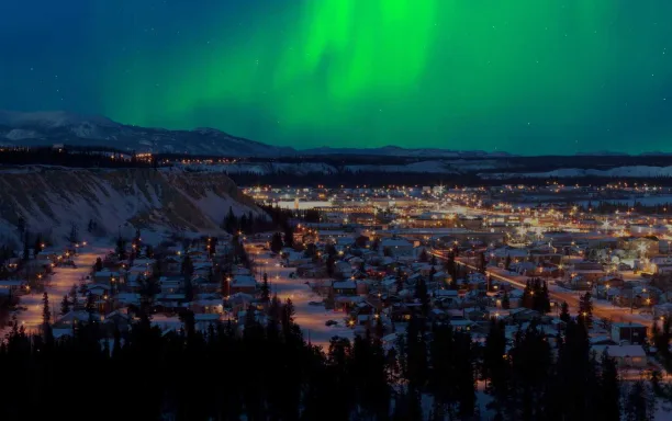 northern lights in canada yukon