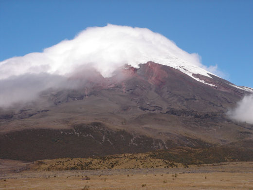 The volcano Cotopaxi in Ecuador Cotopaxi Ecuador view
